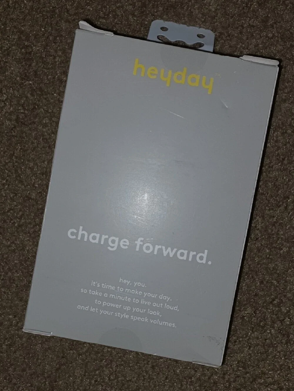 heyday Black Power Bank with LED Display on Box